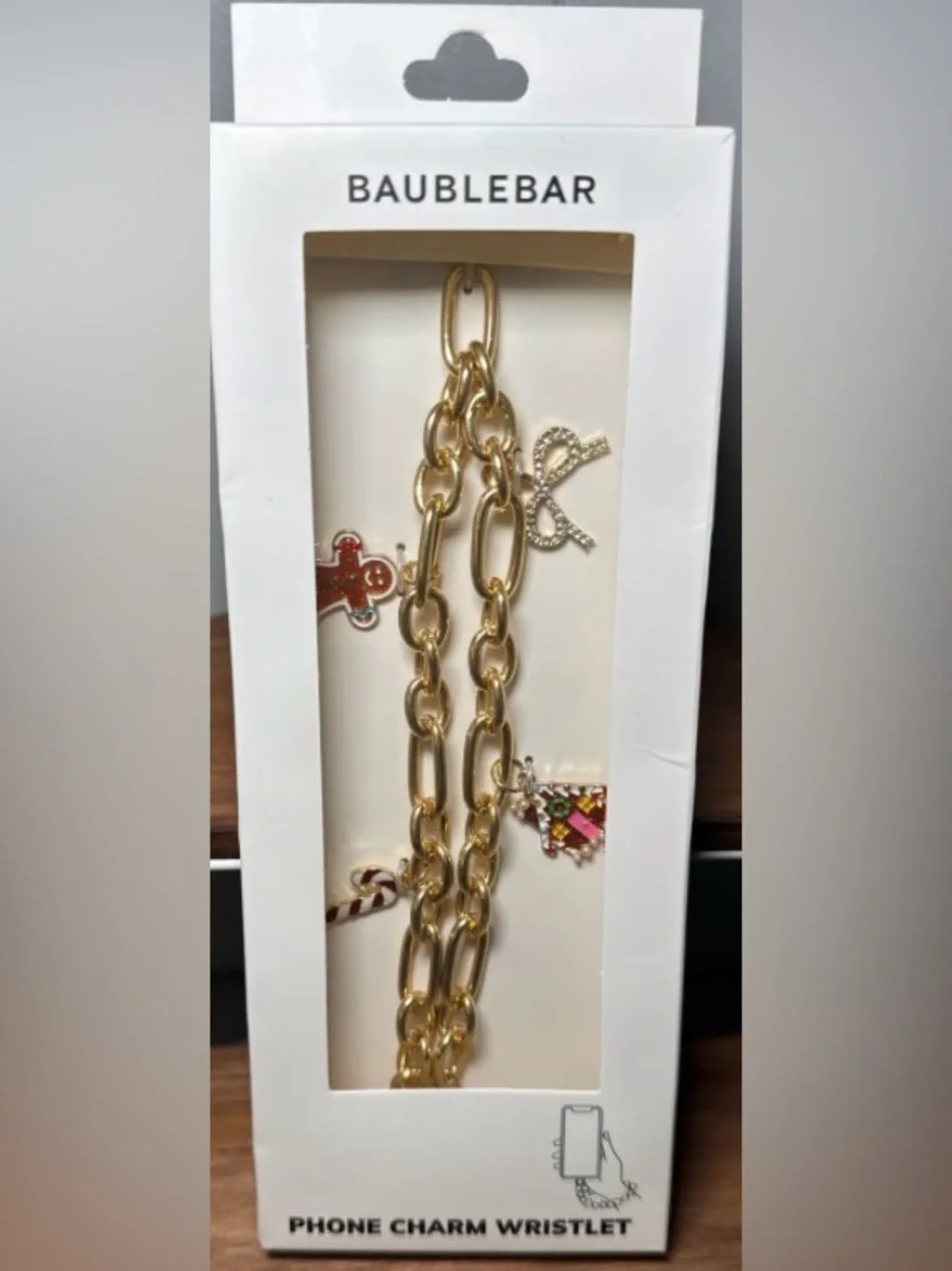 BaubleBar gold phone